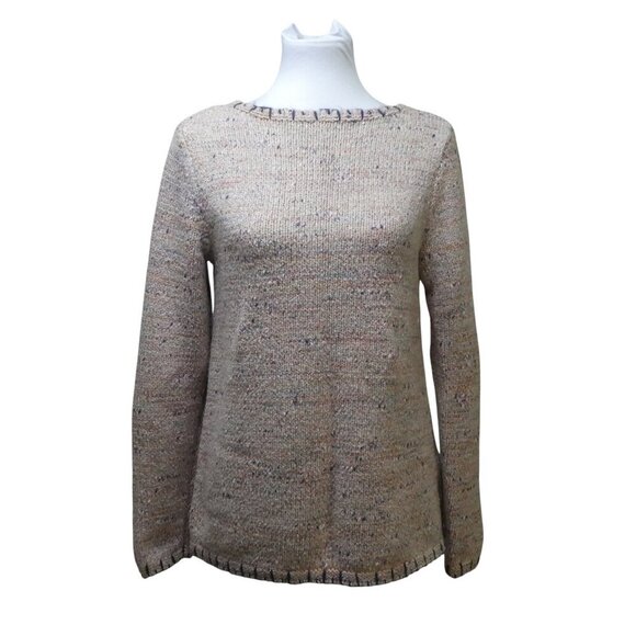 Purejill Pink Crewneck Pullover Knit Sweater Womens Medium - Picture 1 of 7